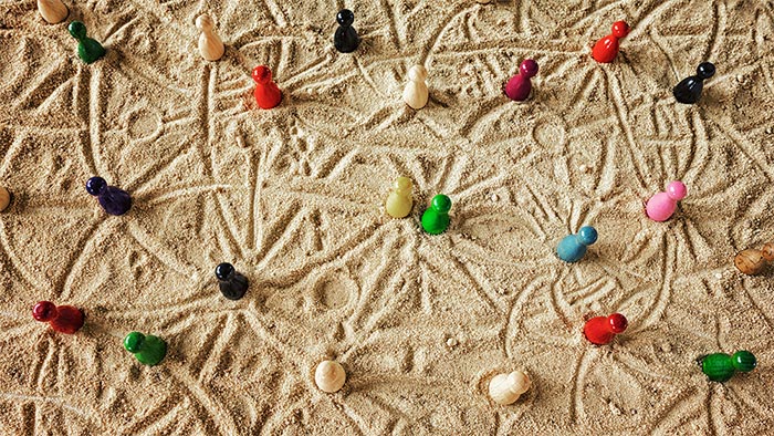 Püppchen im Sand. Püppchen im Sand.