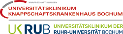 Das Firmenlogo der Universitätsklnikum Knappschaftskrankenhaus Bochum GmbH.