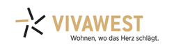 Das Firmenlogo der Vivavwest Wohnen GmbH. Das Firmenlogo der Vivavwest Wohnen GmbH.