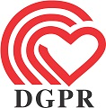 Das Logo von der Deutschen Gesellschaft für Prävention und Rehabilitation von Herz-Kreislauferkrankungen e.V."DGPR". Das Logo von der Deutschen Gesellschaft für Prävention und Rehabilitation von Herz-Kreislauferkrankungen e.V."DGPR".