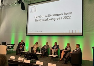 Diskussionsrunde auf dem Hauptstadtkongress Diskussionsrunde auf dem Hauptstadtkongress
