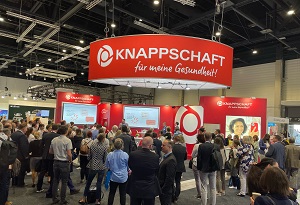 Talkrunde am Stand der KNAPPSCHAFT