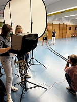 Making-Of-Foto: Der Bereich Rehabilitation sowie über die  Reha-Kliniken der KBS Making-Of-Foto: Der Bereich Rehabilitation sowie über die  Reha-Kliniken der KBS