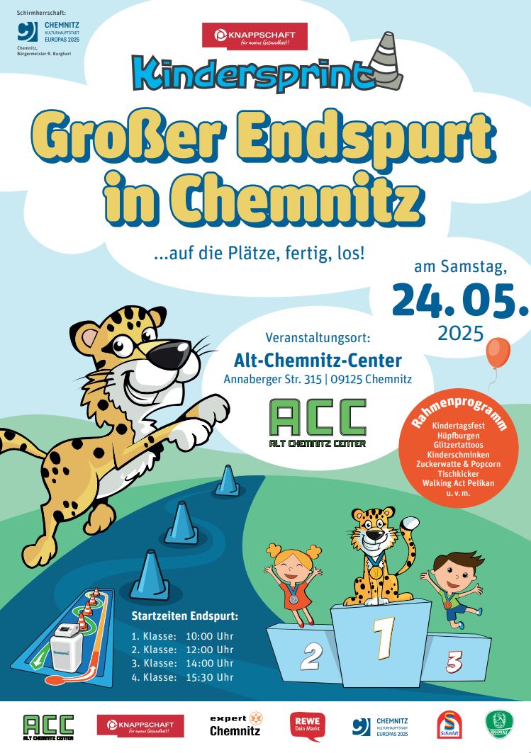 KNAPPSCHAFT-Kindersprint am 24. Mai 2025 in Chemnitz KNAPPSCHAFT-Kindersprint am 24. Mai 2025 in Chemnitz