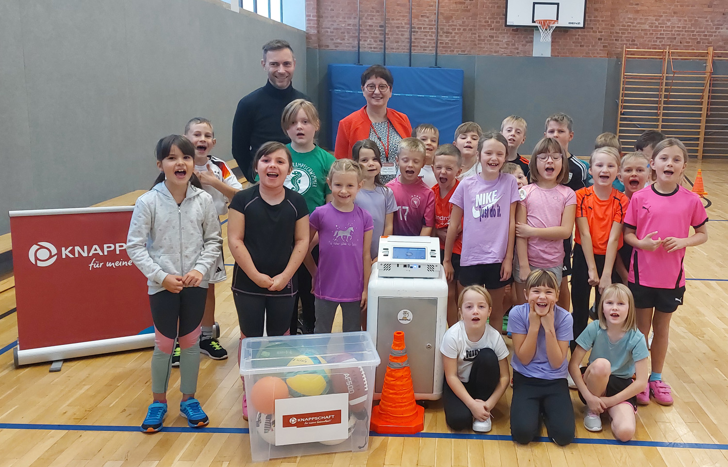 Mit Spaß dabei: Mädchen und Jungen an der Berka-Werra-Grundschule. Mit Spaß dabei: Mädchen und Jungen an der Berka-Werra-Grundschule.