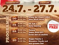Kostenloses Sommerkino-Programm i Erfurt Kostenloses Sommerkino-Programm i Erfurt