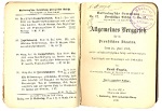 Eine Ansicht des Gesetzes über die „Vereinigung der Berg-, Hütten-, Salinen- und Aufbereitungsarbeiter in Knappschaften“. Eine Ansicht des Gesetzes über die „Vereinigung der Berg-, Hütten-, Salinen- und Aufbereitungsarbeiter in Knappschaften“.