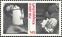 Die Sonderbriefmarke anlässlich des 750-jährigen Jubiläum der KBS.
